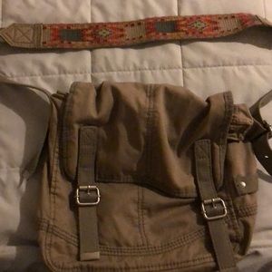 Tan crossbody bag